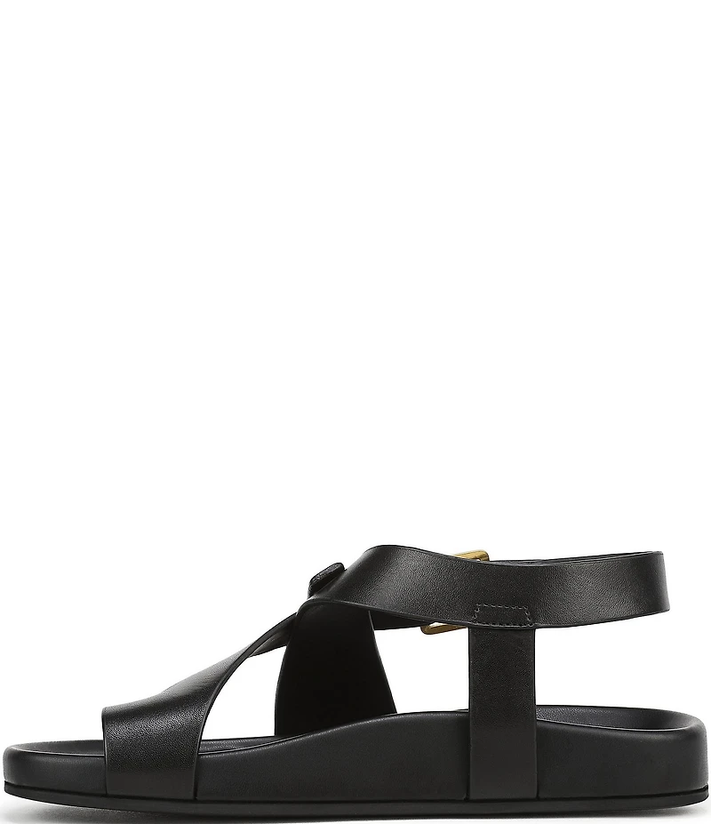 Franco Sarto Blair Leather Toe Loop Sandals