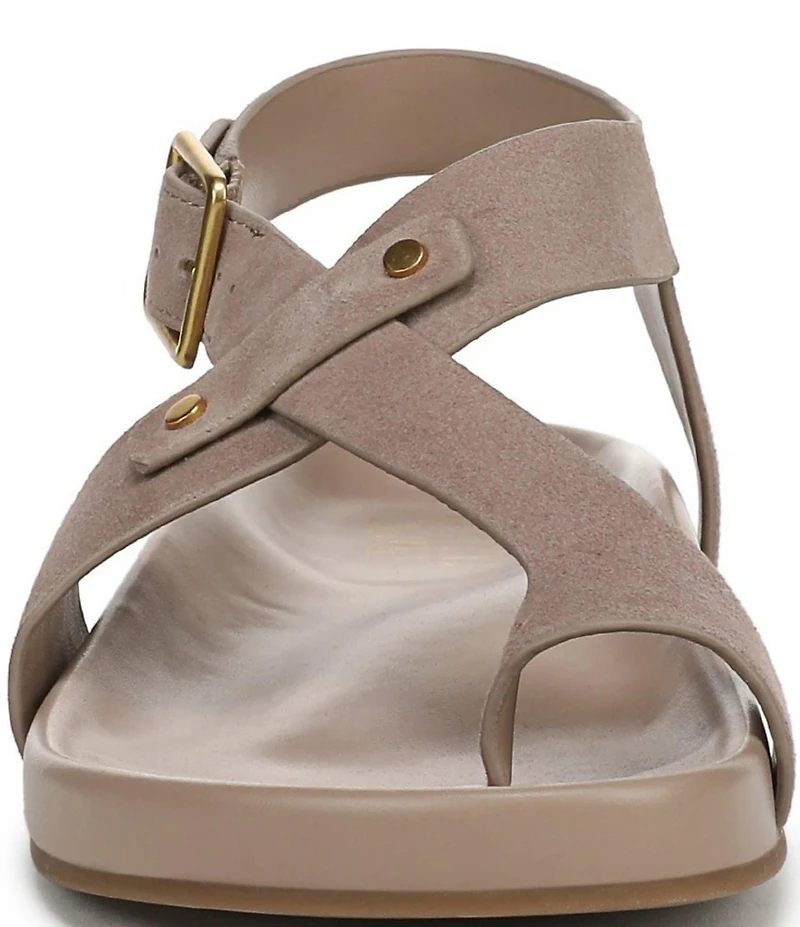 Franco Sarto Blair Suede Toe Loop Sandals
