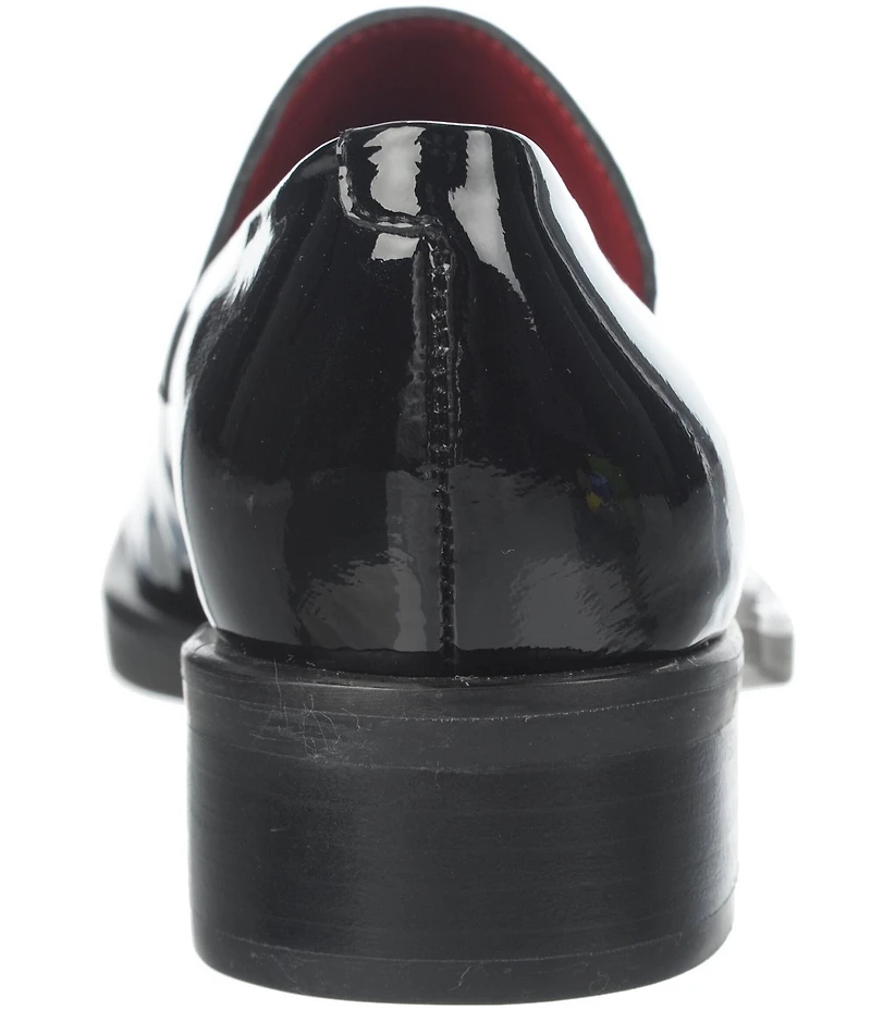 Franco Sarto Bocca Patent Leather Block Heel Loafers