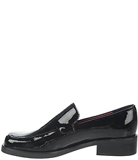 Franco Sarto Bocca Patent Leather Block Heel Loafers