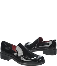 Franco Sarto Bocca Patent Leather Block Heel Loafers