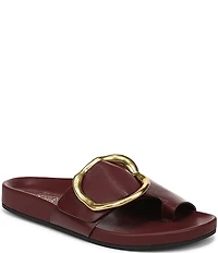 Franco Sarto Brianka Leather Toe Loop Sandals