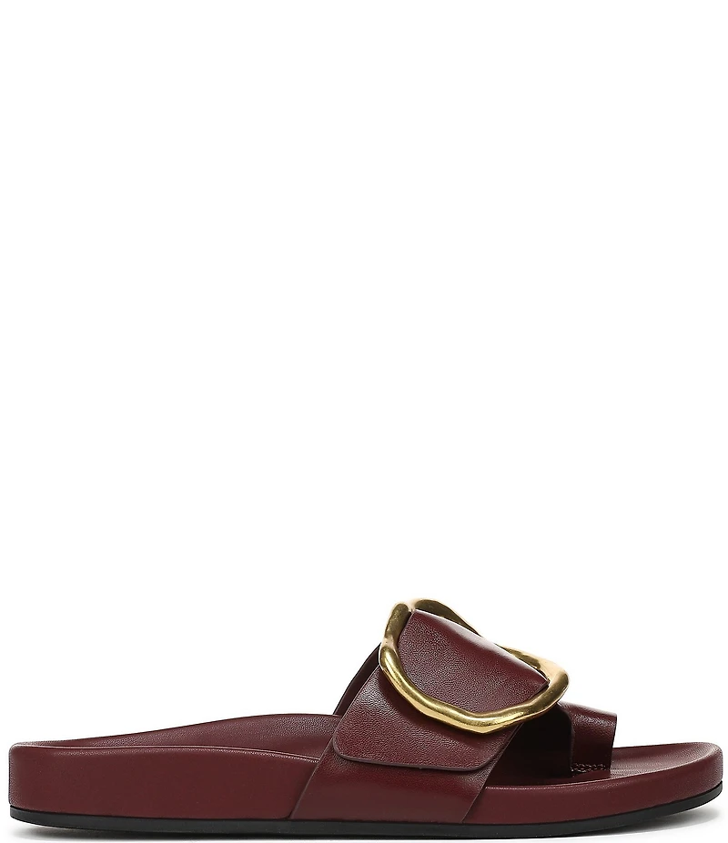 Franco Sarto Brianka Leather Toe Loop Sandals