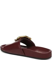 Franco Sarto Brianka Leather Toe Loop Sandals