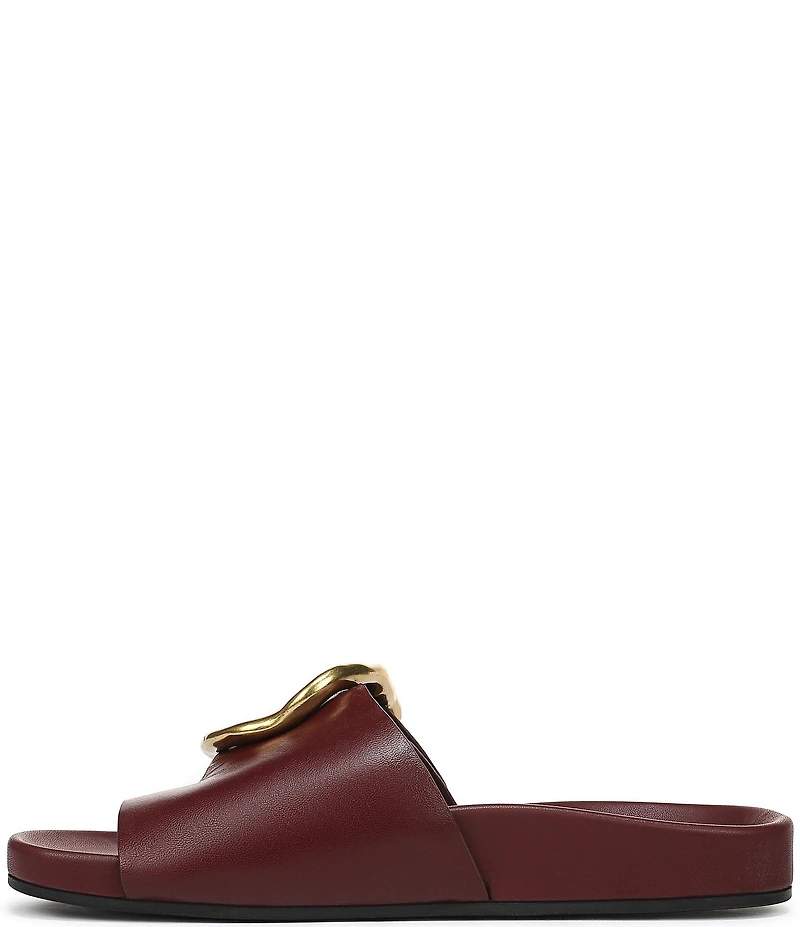 Franco Sarto Brianka Leather Toe Loop Sandals