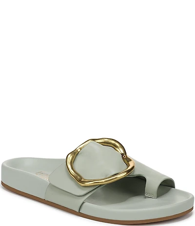 Franco Sarto Brianka Leather Toe Loop Sandals