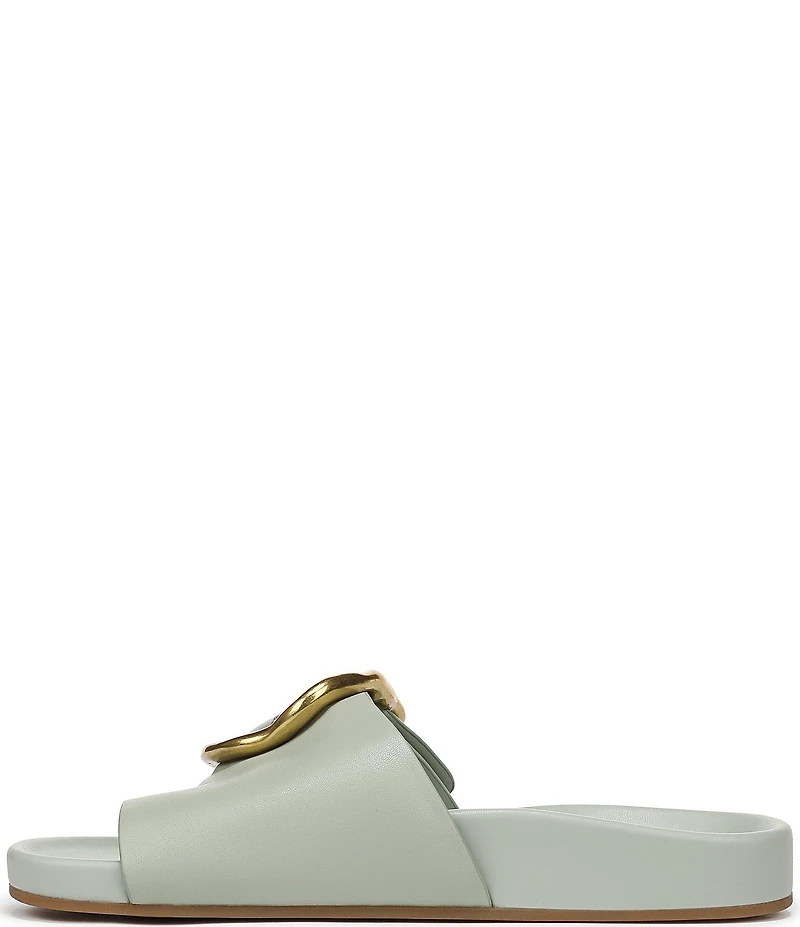 Franco Sarto Brianka Leather Toe Loop Sandals