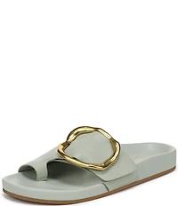 Franco Sarto Brianka Leather Toe Loop Sandals