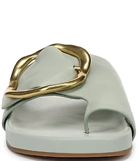 Franco Sarto Brianka Leather Toe Loop Sandals