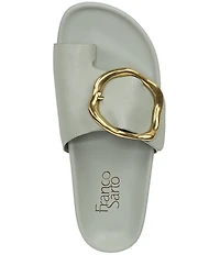 Franco Sarto Brianka Leather Toe Loop Sandals
