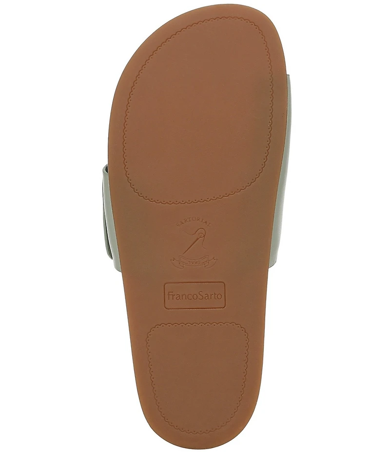 Franco Sarto Brianka Leather Toe Loop Sandals