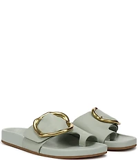 Franco Sarto Brianka Leather Toe Loop Sandals