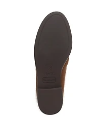 Franco Sarto Callen Leather Fleece Lined Tassel Loafer Mules