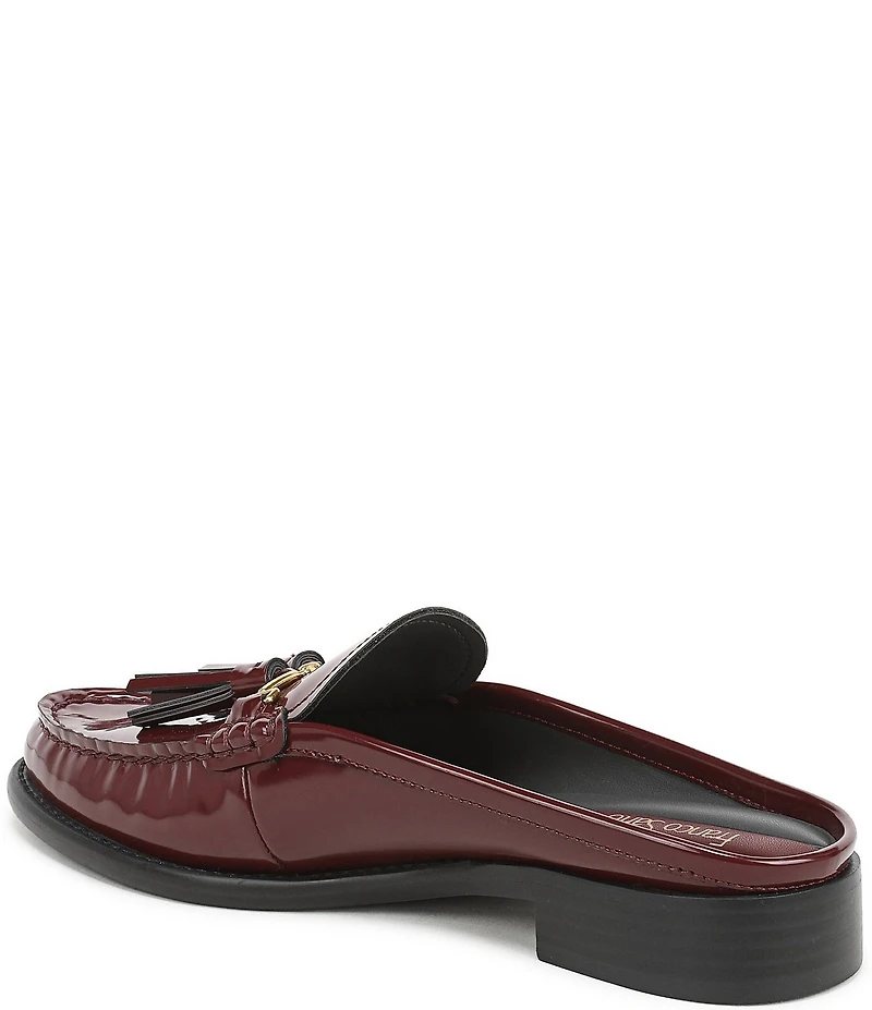 Franco Sarto Callen Patent Bit Tassel Loafer Mules