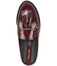 Franco Sarto Callen Patent Bit Tassel Loafer Mules