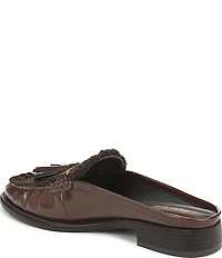 Franco Sarto Callen Patent Faux Shearling Bit Tassel Mules