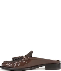 Franco Sarto Callen Patent Faux Shearling Bit Tassel Mules