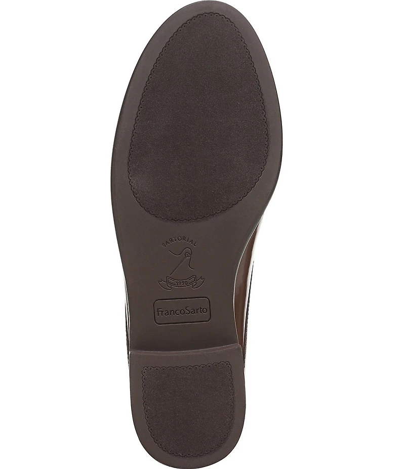 Franco Sarto Callen Patent Faux Shearling Bit Tassel Mules