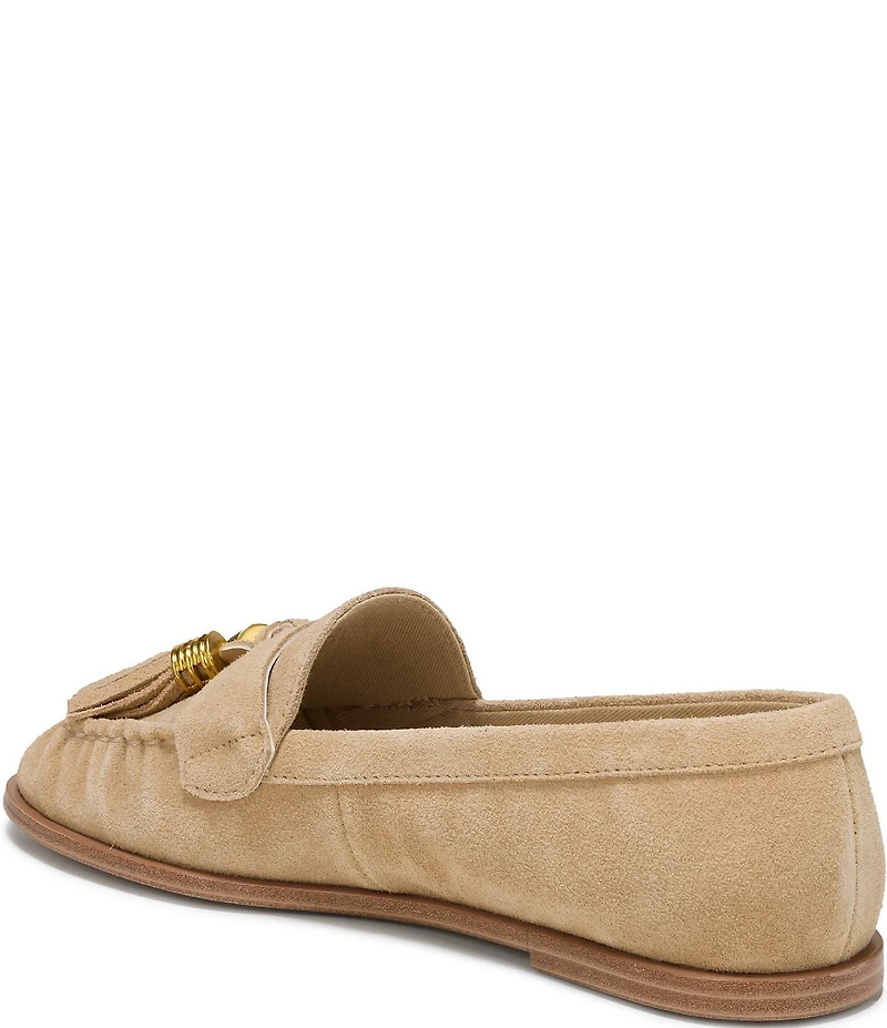 Franco Sarto Carita Suede Tassel Loafers