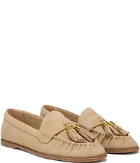 Franco Sarto Carita Suede Tassel Loafers
