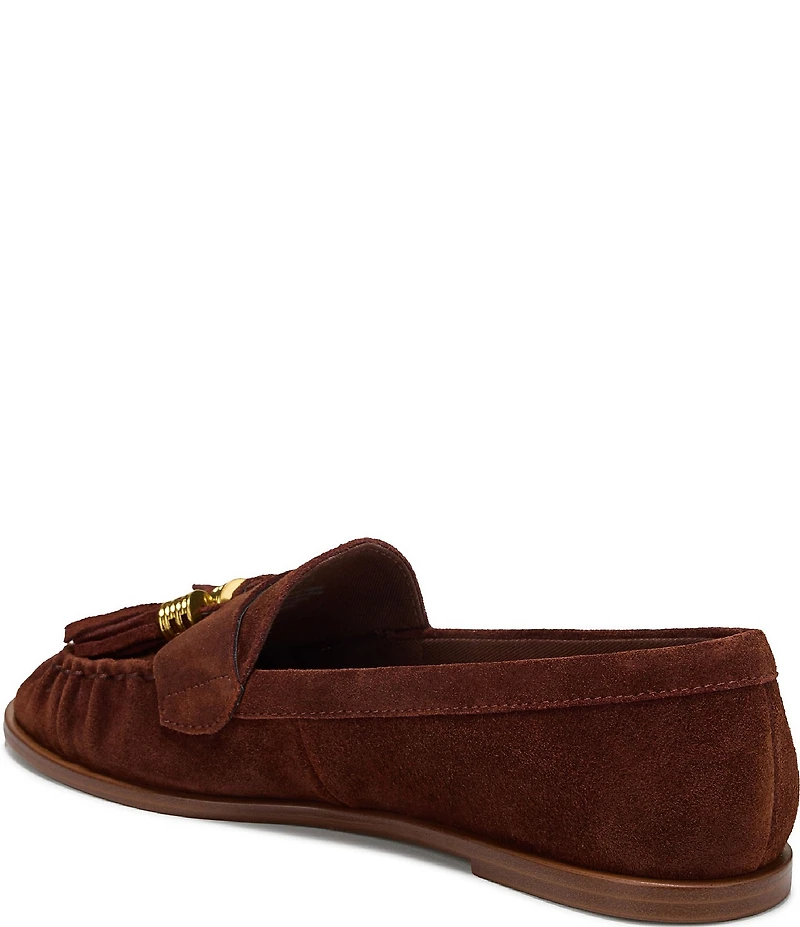 Franco Sarto Carita Suede Tassel Loafers
