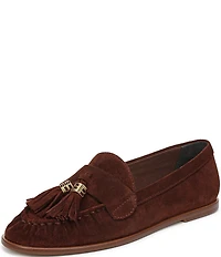 Franco Sarto Carita Suede Tassel Loafers