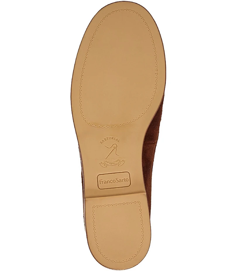 Franco Sarto Carita Suede Tassel Loafers