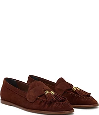 Franco Sarto Carita Suede Tassel Loafers