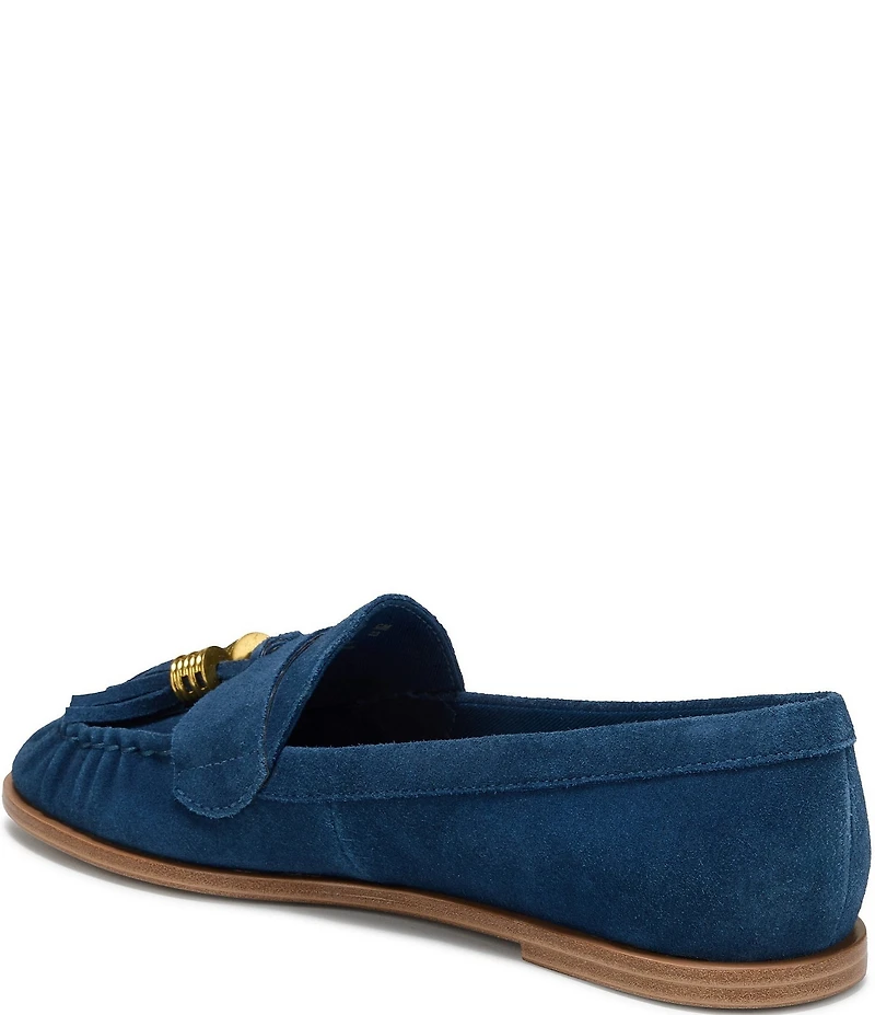 Franco Sarto Carita Suede Tassel Loafers