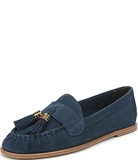 Franco Sarto Carita Suede Tassel Loafers