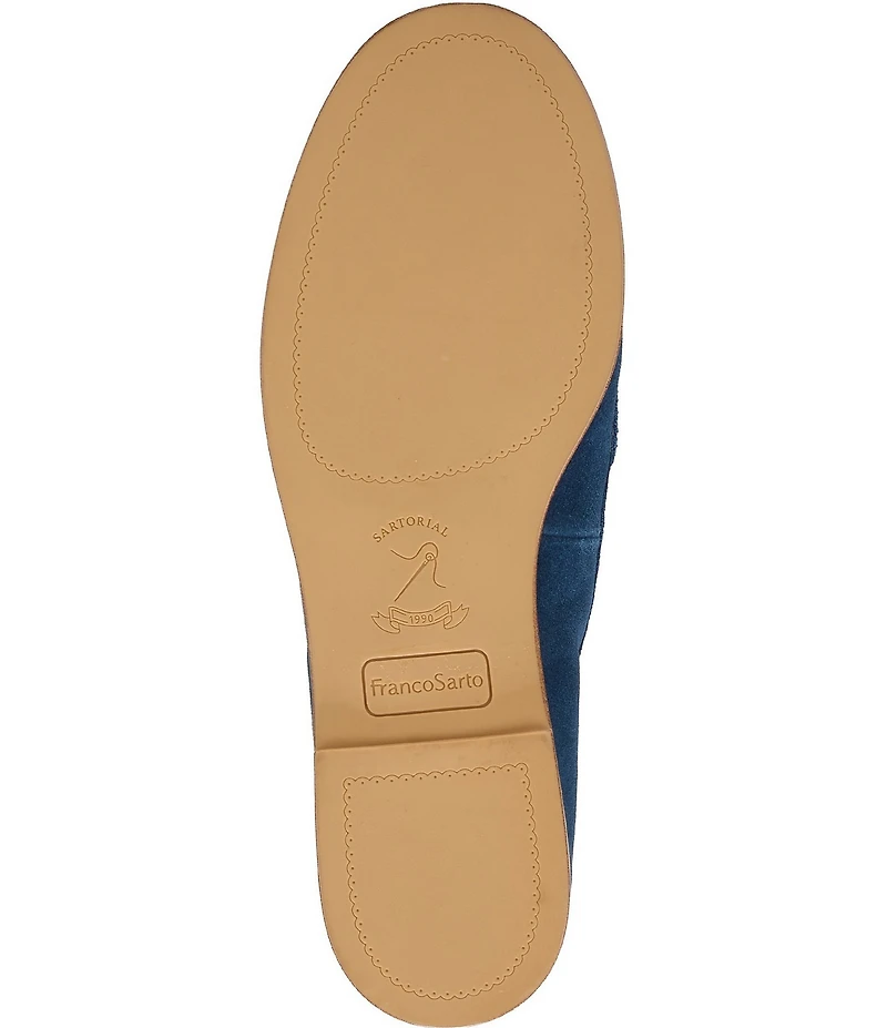 Franco Sarto Carita Suede Tassel Loafers