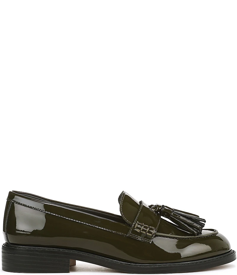 Franco Sarto Carolyn Low Patent Tassel Loafers
