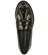 Franco Sarto Carolyn Low Patent Tassel Loafers