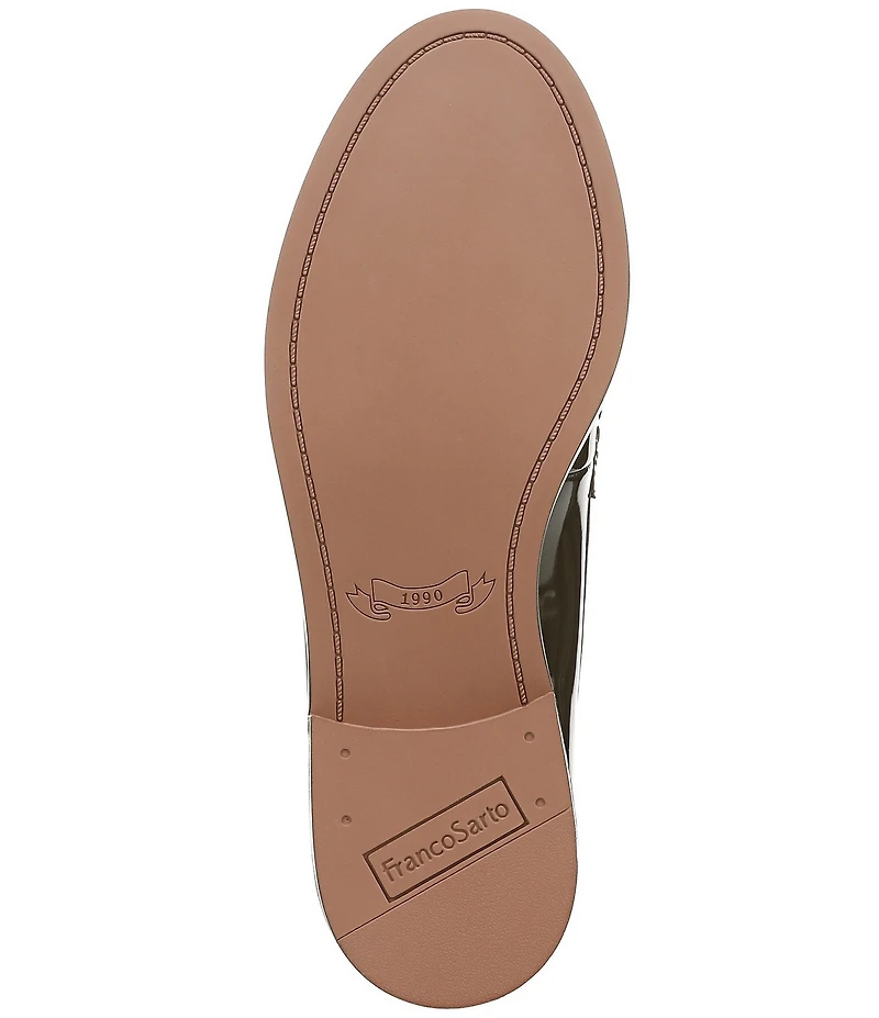 Franco Sarto Carolyn Low Patent Tassel Loafers