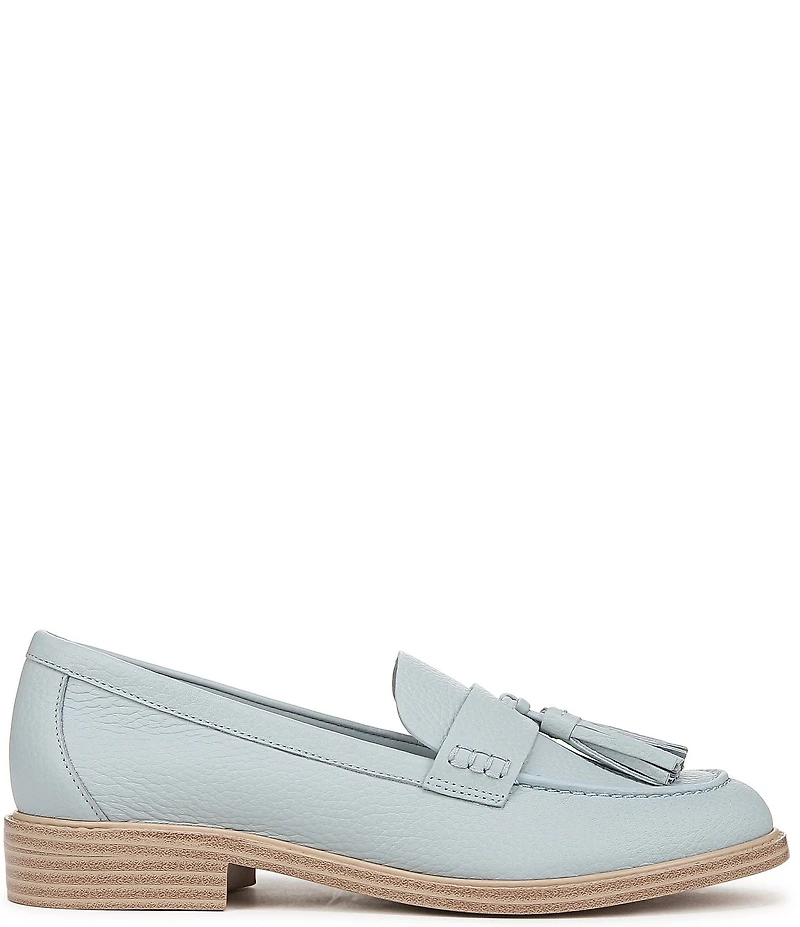 Franco Sarto Carolyn Low 4 Leather Tassel Loafers