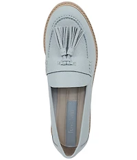 Franco Sarto Carolyn Low 4 Leather Tassel Loafers