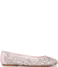 Franco Sarto Christina 2 Paillette Sequin Woven Mesh Ballet Flats