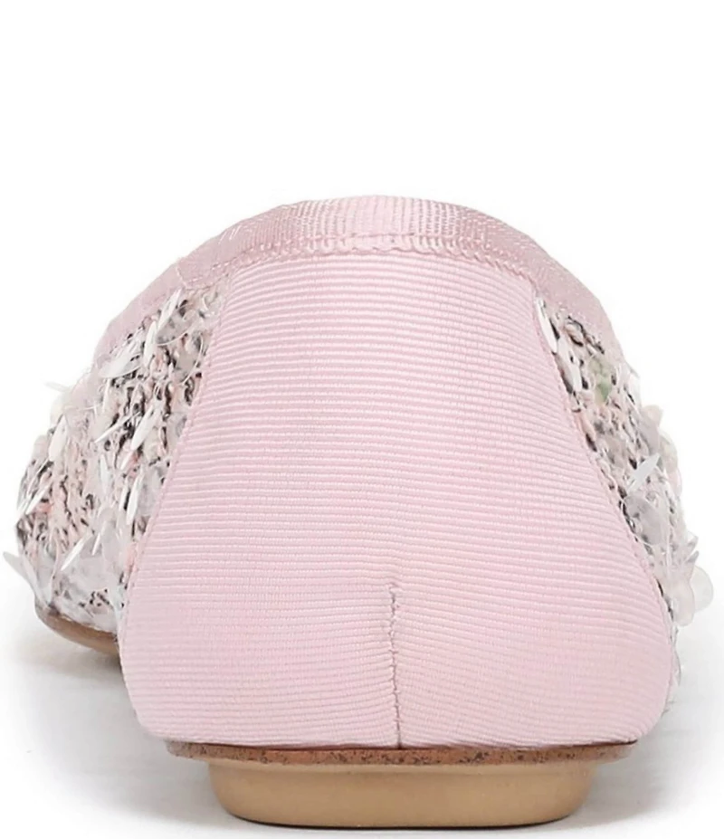 Franco Sarto Christina 2 Paillette Sequin Woven Mesh Ballet Flats