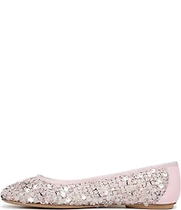 Franco Sarto Christina 2 Paillette Sequin Woven Mesh Ballet Flats