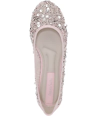 Franco Sarto Christina 2 Paillette Sequin Woven Mesh Ballet Flats