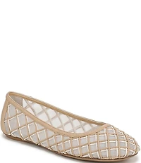 Franco Sarto Christina 4 Lattice Mesh Ballet Flats