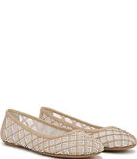 Franco Sarto Christina 4 Lattice Mesh Ballet Flats