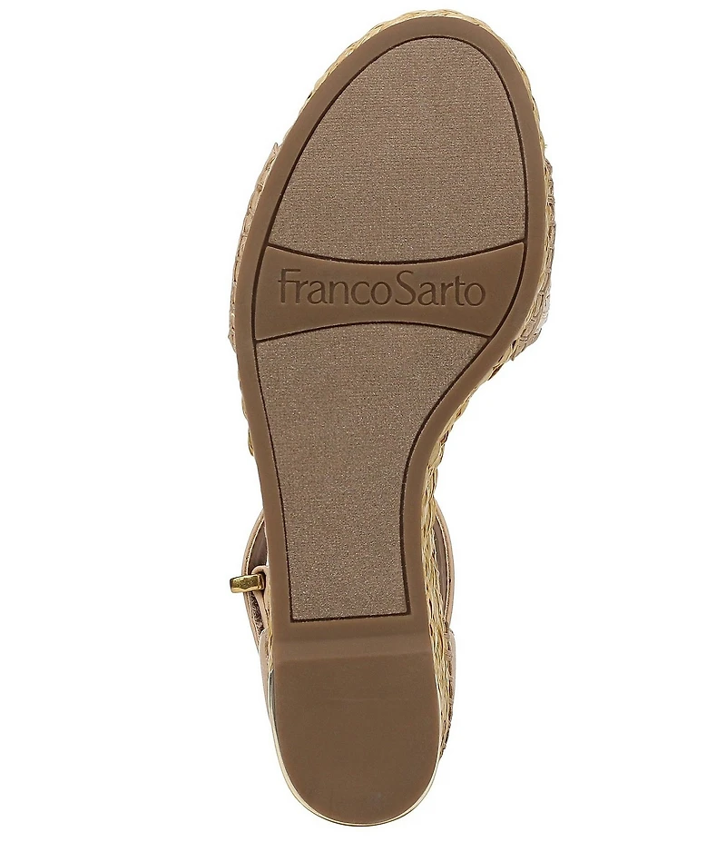 Franco Sarto Clemens 9 Espadrille Platform Wedge Sandals