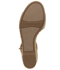 Franco Sarto Clemens 9 Espadrille Platform Wedge Sandals