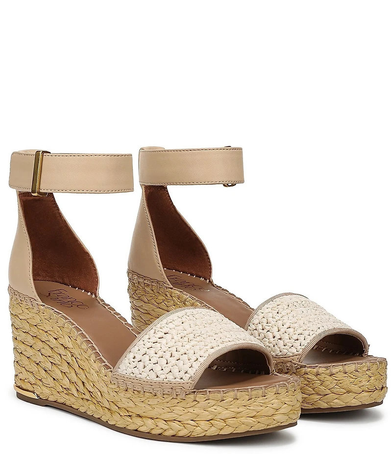 Franco Sarto Clemens 9 Espadrille Platform Wedge Sandals