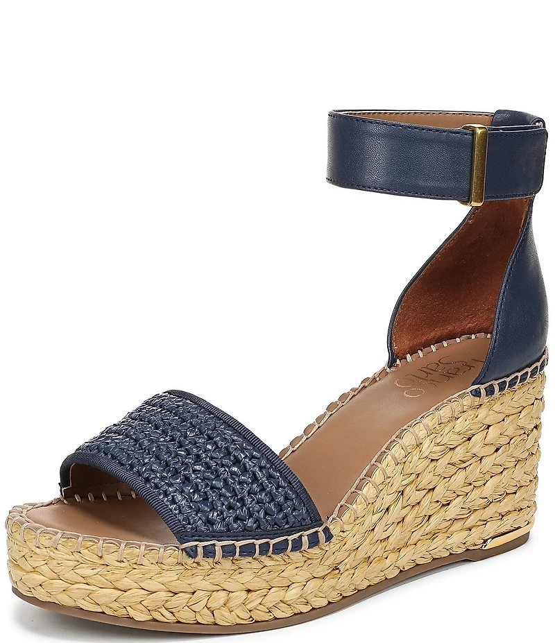Franco Sarto Clemens 9 Espadrille Platform Wedge Sandals