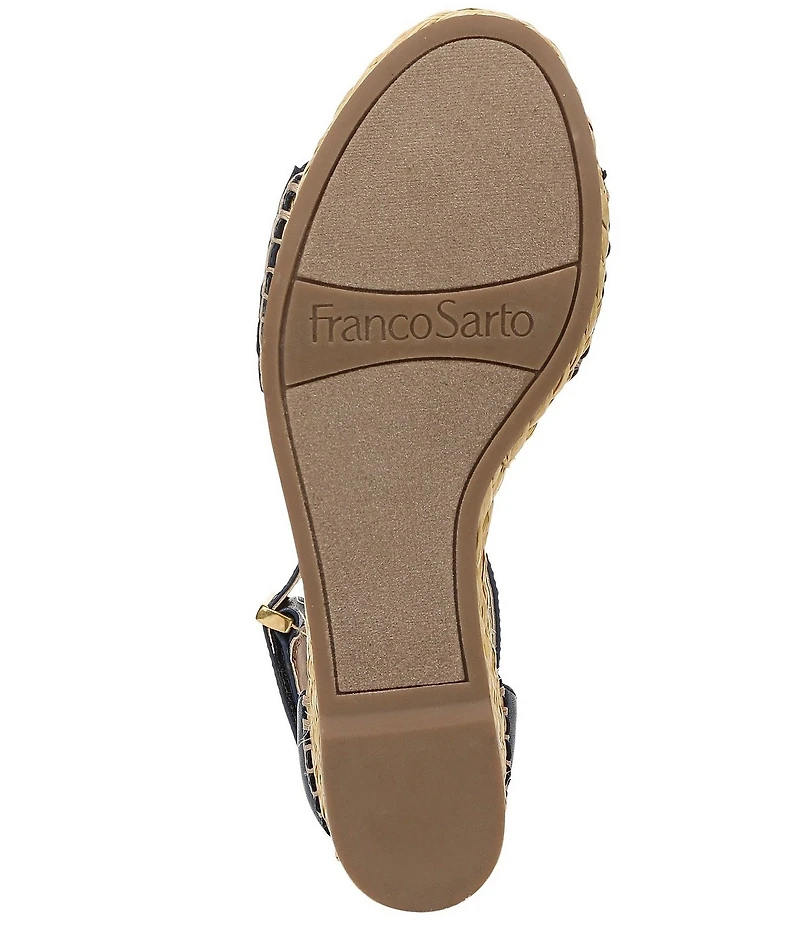 Franco Sarto Clemens 9 Espadrille Platform Wedge Sandals