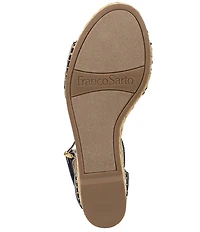 Franco Sarto Clemens 9 Espadrille Platform Wedge Sandals
