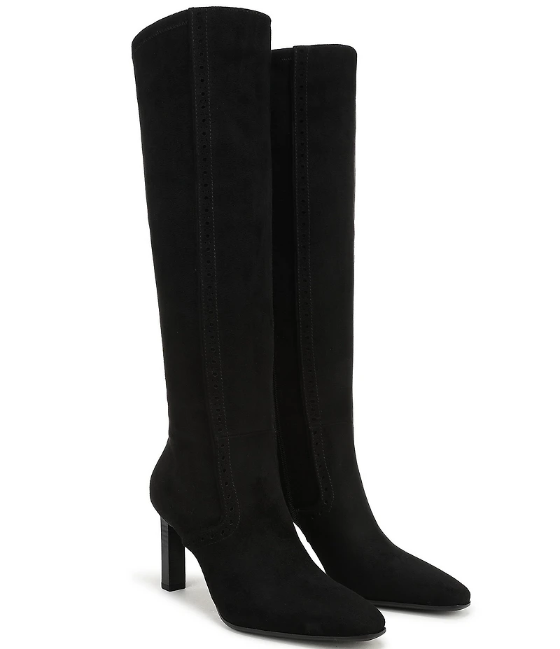 Franco Sarto Damiana Perforated Stretch Tall Boots