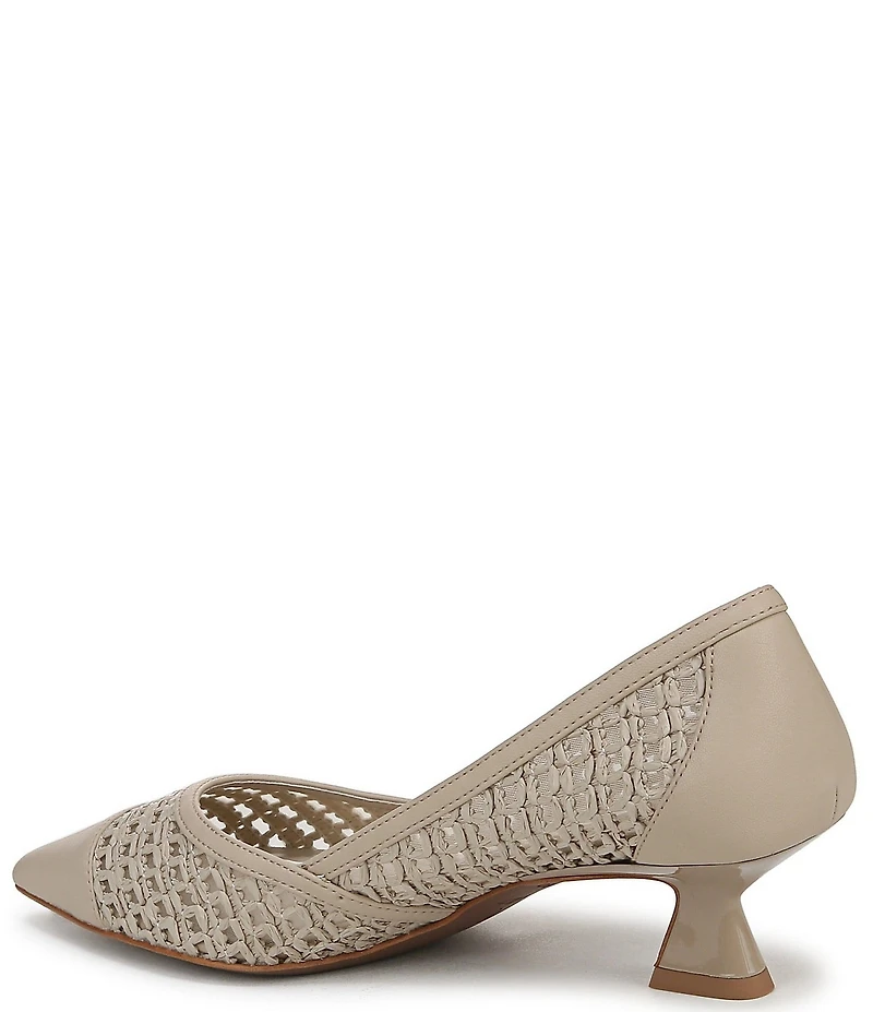 Franco Sarto Darcy Woven Kitten Heel Pumps